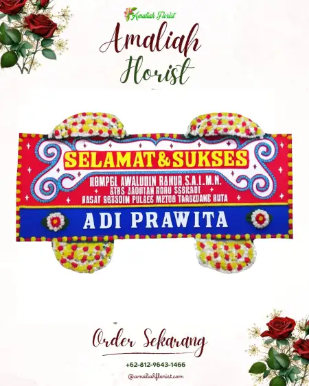 Papan Bunga Ucapan Selamat Maronge