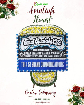 Papan Bunga Duka di Maronge