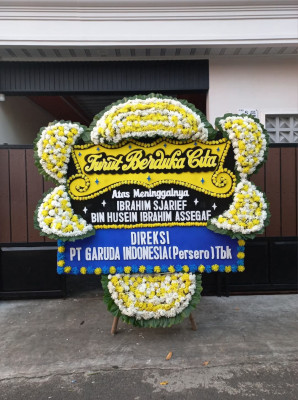 Papan Bunga Duka di Maronge